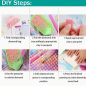 Preview: Diamond Painting Weisser Tigerkopf